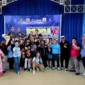 Kontingen Natuna usai mendapat mendali pada Popda Kepri di Karimun. Foto: Istimewa 