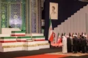 Upacara pemakaman kenegaraan diadakan untuk mendiang Pemimpin Tertinggi Iran Ali Khamenei, yang tewas dalam serangan yang dilancarkan oleh AS dan Israel pada 28 Februari, di Masjid Imam Khomeini Mosalla di Teheran, Iran. Foto: Reuters