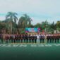 Kepolisian Resor (Polres) Natuna memperingati Hari Bhayangkara ke-80 dengan menggelar upacara di Lapangan Bhayangkara Polres Natuna. INIKEPRI.COM/NatunaKab 