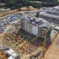 Foto udara pembangunan pusat data (data center) di Kawasan Ekonomi Khusus (KEK) Nongsa Digital Park, Batam, Kepulauan Riau, Selasa (16/6/2026). ANTARA FOTO/Teguh Prihatna/YU