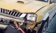 Diduga Pengemudi Alami Gangguan Kesehatan, Mitsubishi Storm Tabrak Delapan Motor di Batam