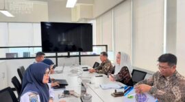 Bupati Natuna, Cen Sui Lan, mengunjungi Direktorat Jenderal Perhubungan Udara Kementerian Perhubungan (Kemenhub) RI untuk menyampaikan aspirasi masyarakat terkait tingginya tarif tiket pesawat serta kebutuhan penambahan rute penerbangan menuju Natuna. Foto: INIKEPRI.COM