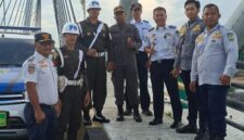 Patroli gabungan di Jembatan Barelang. Foto: BP Batam