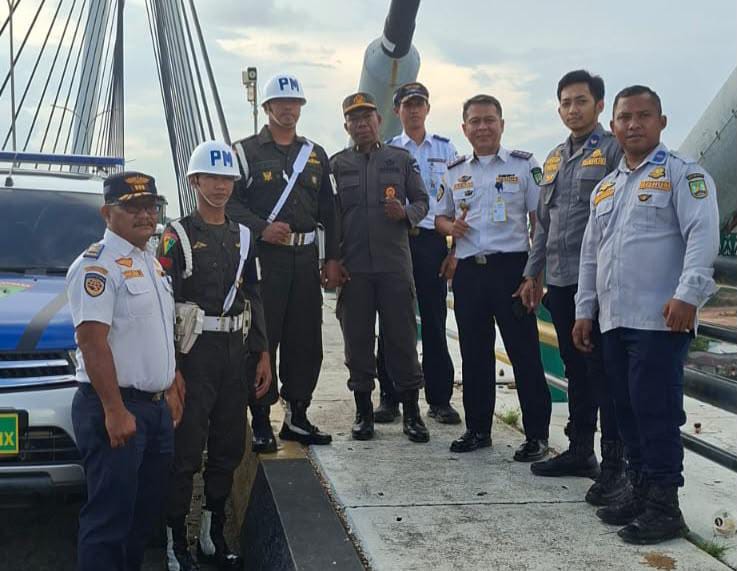 Patroli gabungan di Jembatan Barelang. Foto: BP Batam
