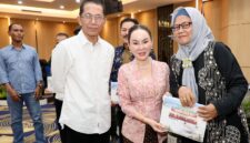 Wali Kota Batam Amsakar Achmad dan Wakil Wali Kota Batam Li Claudia Chandra di silaturahmi bersama masyarakat Lubukbaja. Foto: INIKEPRI.COM/Media Center Batam