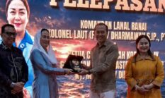 Pisah Sambut Penuh Haru, Cen Sui Lan Kenang Dedikasi Danlanal Ranai Jaga Perbatasan