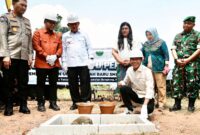 Ground Breaking SMKN 13 Batam. Foto: INIKEPRI.COM/BP Batam