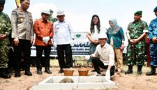 Ground Breaking SMKN 13 Batam. Foto: INIKEPRI.COM/BP Batam
