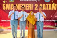 Siswa SMA N 2 Batam menjad paskibraka tingkat provinsi dan kota. Foto: Humas SMA Negeri 2 Batam