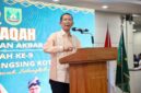 Wali Kota Batam, Amsakar Achmad, menyampaikan sambutan saat memperingati Harlah ke-9 Perkumpulan Selingsing Kota Batam di Nagoya Mansion, Kecamatan Lubukbaja. Foto: INIKEPRI.COM/Media Center Batam