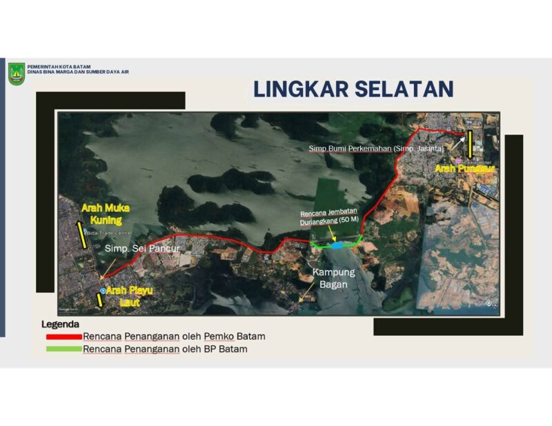 Jalan lingkar Selatan. Foto: Pemko Batam 
