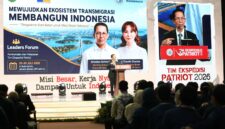 Wali Kota Batam, Amsakar Achmad, saat menjadi narasumber dalam Pelepasan Tim Ekspedisi Patriot Tahun 2026 yang digelar Kementerian Transmigrasi di Balai Kartini, Jakarta Selatan. Foto: INIKEPRI.COM/Media Center Batam