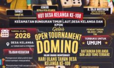 HUT ke-108 Desa Kelanga, Turnamen Domino KPDN Jadi Ajang Pererat Persaudaraan Warga