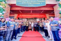 Bupati Natuna, Cen Sui Lan, hadir di Grand Opening sekaligus Upacara Peresmian Aroma Kelapa Indonesia di Quanzhou, China. Ia juga menjajaki peluang investasi dan kerja sama strategis untuk Kabupaten Natuna. Foto: Istimewa