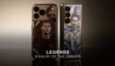Aksesoris handphone Caviar merilis desain 'Legend' bergambar Christiano Ronaldo dan Lionel Messi. Foto: Caviar