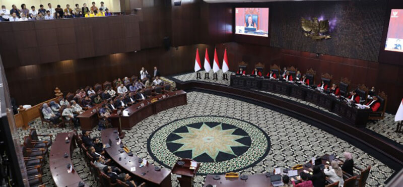 Mahkamah Konstitusi (MK) memutuskan anggaran Program Makan Bergizi Gratis (MBG) harus dipisahkan dari anggaran pendidikan paling lambat pada Anggaran Pendapatan dan Belanja Negara (APBN) Tahun Anggaran 2028. Foto: Dok MK