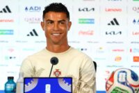 Cristiano Ronaldo dalam konferensi pers jelang laga Portugal VS Spanyol. Foto: Istimewa
