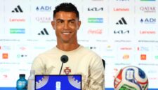 Cristiano Ronaldo dalam konferensi pers jelang laga Portugal VS Spanyol. Foto: Istimewa