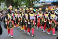 Gerak jalan di Tanjungpinang pada tahun lalu. Foto: INIKEPRI.COM