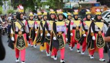 Gerak jalan di Tanjungpinang pada tahun lalu. Foto: INIKEPRI.COM
