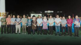 jamuan makan malam yang berlangsung di Gedung Daerah Kabupaten Natuna. Foto: INIKEPRI.COM
