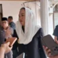 Bupati Natuna Cen Sui Lan saat bertemu awak media di DPRD Natuna. Foto: haluankepri