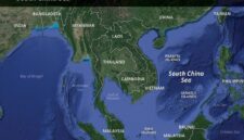 Peta Laut Cina Selatan. Foto: Istimewa
