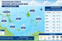 Peta prakiraan cuaca Kepri. Foto: Istimewa 