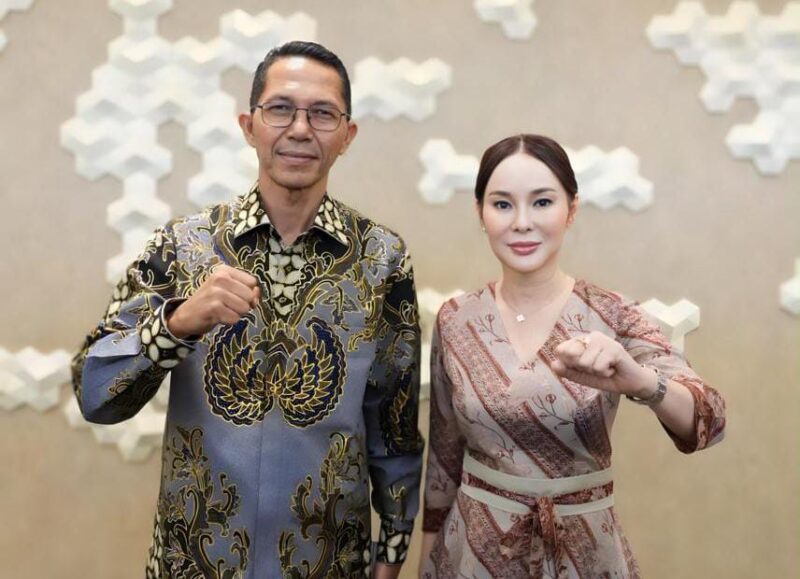Ex Officio Kepala BP Batam Amsakar Achmad dan Ex Officio Wakil Kepala BP Batam Li Claudia Chandra. Foto: INIKEPRI.COM/BP Batam