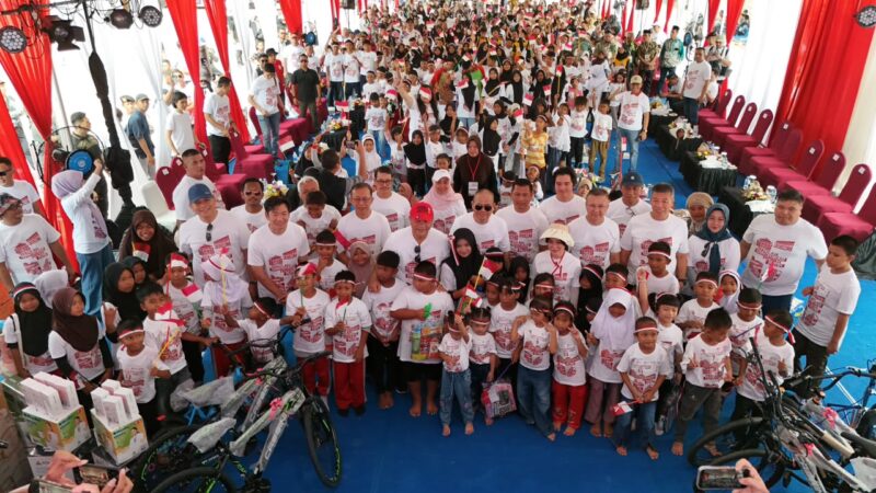 Rempang Ceria Bersama Sekolah Integrasi Merah Putih. Foto: INIKEPRI.COM/BP Batam