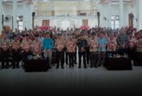 Bupati Natuna, Cen Sui Lan, yang juga selaku Ketua Majelis Pembimbing Cabang (Kamabicab) Gerakan Pramuka Natuna, memimpin Pelepasan Kontingen Jambore Nasional (Jamnas) XII Tahun 2026 sekaligus Inaugurasi Pramuka Garuda Kwartir Cabang Natuna. Foto: INIKEPRI.COM/NatunaKab 
