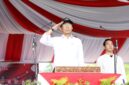 Wali Kota Batam Amsakar Achmad saat gladi resik upacara HUT RI ke-81. Foto: Media Center Batam