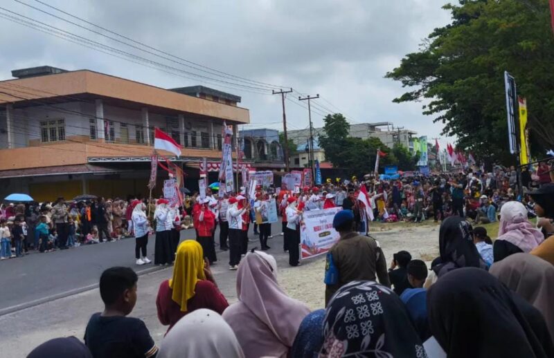 Pawai Budaya HUT RI ke-81 Natuna. Foto: Istimewa