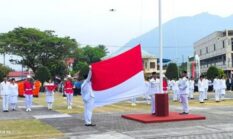 Merah Putih Berkibar di Pantai Piwang, Ribuan Warga Natuna Khidmat Ikuti Upacara HUT ke-81 RI