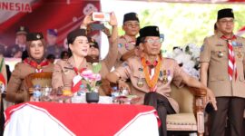 Peringatan Hari Pramuka ke-65 di Batam. Foto: INIKEPRI.COM/Media Center Batam 