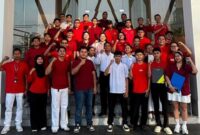 MaxOne Hotel Batam menggelar upacara bendera HUT RI ke-81. Foto: INIKEPRI.COM