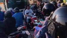 Kemacetan di ruas jalan Marina. Foto: INIKEPRI.COM