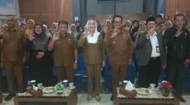 Sosialisasi Akreditasi Perpustakaan dan Bimbingan Teknis Literasi Informasi bagi Pustakawan, Guru, serta Penggiat Literasi se-Kabupaten Natuna di Gedung Perpustakaan Daerah Natuna. Foto: Istimewa 