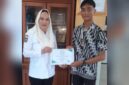 Muhammad Raffi Alfitra, siswa kelas XII SMAN 2 Bunguran Timur bertemu dengan Bupati Cen Sui Lan. Foto: istimewa 