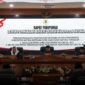 Rapat Paripurna ke-XVI DPRD Kabupaten Natuna Masa Persidangan III Tahun Sidang 2026, bertempat di Ruang Rapat Paripurna DPRD Kabupaten Natuna. Foto: INIKEPRI.COM