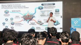 Firmansyah saat membuka sambutan peluncuran nasional GSIH di Nongsa Digital Park. Foto: INIKEPRI.COM/Media Center Batam 