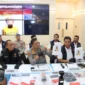 Polresta Barelang menggelar konferensi pers pengungkapan tindak pidana pembunuhan yang terjadi di wilayah Kecamatan Sekupang, Kota Batam. Foto: INIKEPRI.COM
