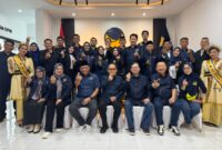Kenduri Kader DPW Partai NasDem Kepri dan DPD Partai NasDem Kota Batam di Ruko Grand California, Marcelia, Batam Center. Foto: INIKEPRI.COM