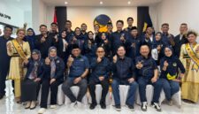Kenduri Kader DPW Partai NasDem Kepri dan DPD Partai NasDem Kota Batam di Ruko Grand California, Marcelia, Batam Center. Foto: INIKEPRI.COM
