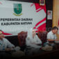 Rapat Koordinasi dan Sosialisasi Pelaksanaan Kegiatan Intervensi Serentak Pencegahan Stunting serta Percepatan Program CKG itu digelar secara virtual dari Ruang Zoom Kantor Bupati Natuna. Foto: INIKEPRI.COM/NatunaKab 