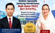 Dokter RSUD Natuna Raih Gelar FACC di Amerika Serikat, Cen Sui Lan: Kebanggaan Daerah