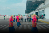 Wakil Menteri Luar Negeri Republik Indonesia (Wamenlu RI) Arif Havas Oegroseno tiba di Kabupaten Natuna, Kepulauan Riau. Foto: INIKEPRI.COM