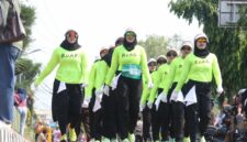 Gerak Jalan Proklamasi 8 Kilometer dalam rangka memeriahkan Hari Ulang Tahun (HUT) ke-81 Kemerdekaan Republik Indonesia. Foto: INIKEPRI.COM