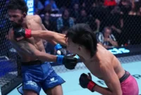 Petarung Indonesia Bilal Hasan memastikan langkahnya menuju panggung Ultimate Fighting Championship (UFC) setelah tampil impresif di ajang Dana White's Contender Series (DWCS) Season 10. Foto: Istimewa 
