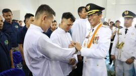 Wali Kota Batam Amsakar Achmad hadir di pemberian remisi HUT RI ke-81. Foto: INIKEPRI.COM